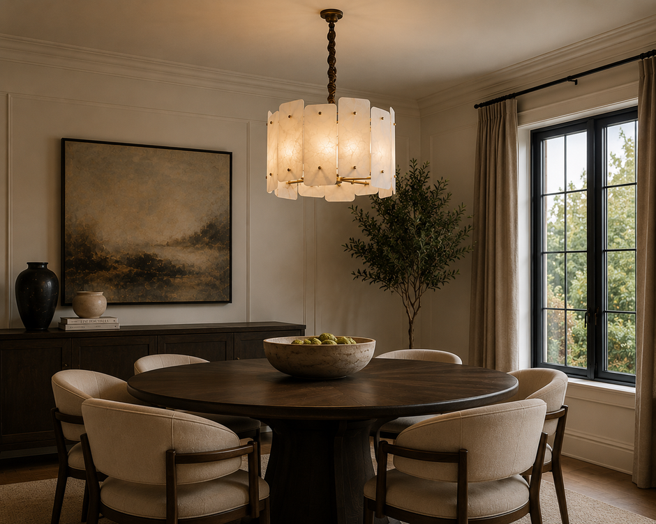 Acevedo Alabaster Chandelier